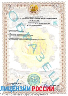 Образец сертификата соответствия (приложение) Вологда Сертификат ISO 14001